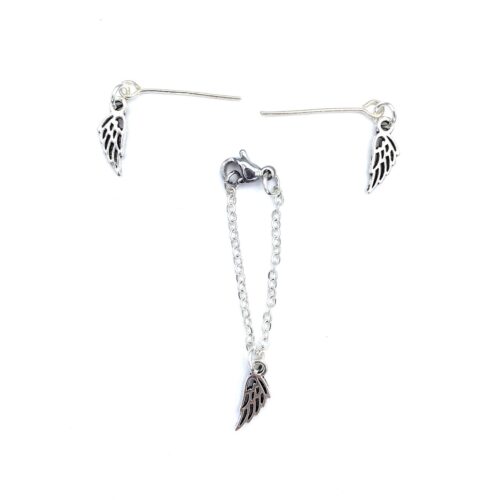 Naszyjnik i kolczyki dla lalek Barbie - piórka