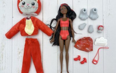 Lalka Barbie Cutie Reveal Czerwona Panda