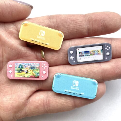 Miniaturowa konsola Nintendo Switch dla lalek skala 1:12