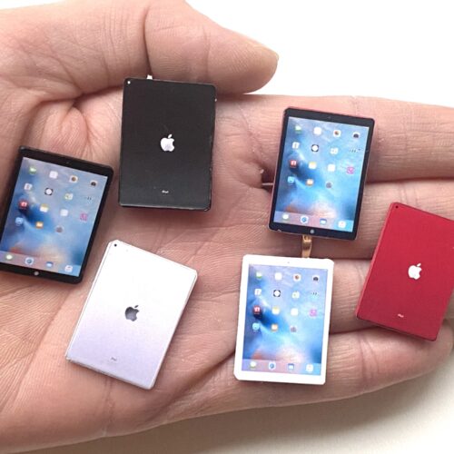 Miniaturowy tablet dla lalki iPad skala 1:12