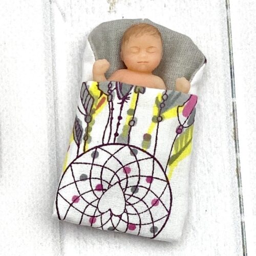 Becik dla lalki mini bobas - łapacz snów