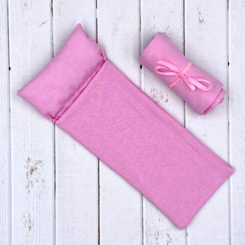 Śpiwór dla lalek różowy