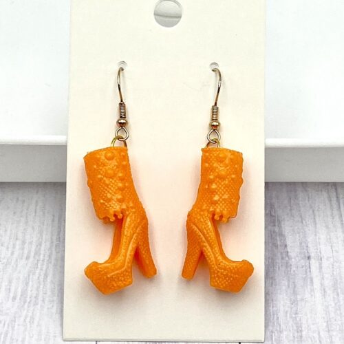 Kolczyki buty lalki Barbie 9